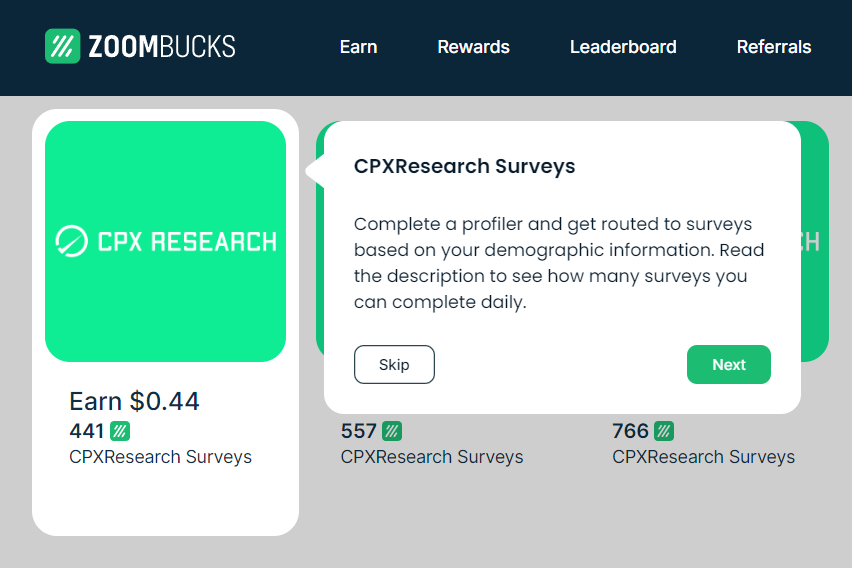 ZoomBucks 1st Surveys